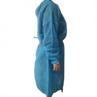 Blue Body Cover water/chemical-proof isolation clothing CE Certificated Gown